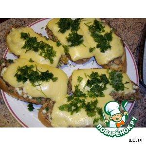 Рецепт: Бутерброды с тунцом и сыром