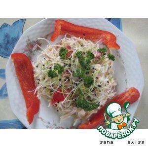 Рецепт: Салат   из   сельдерея   с   тунцом