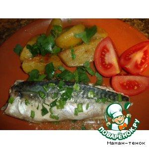 Рецепт: Запеченная рыба с розмарином