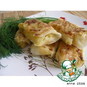 Рецепт: Голубцы с грибами, овощами и рисом