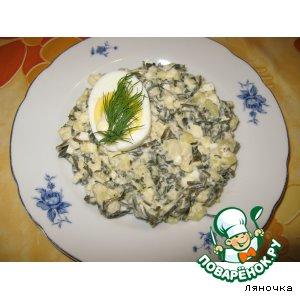 Рецепт: Салат с морской капустой от Ляночки