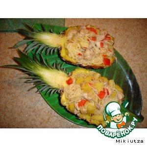 Фаршированный ананас