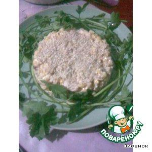 Рецепт: Куриный салатик с кукурузой