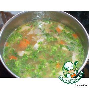 Рецепт: Гороховый суп с салом