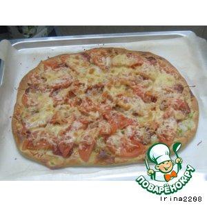 Рецепт: Хрустящая пицца