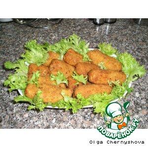 Рецепт: Kуриные котлеты по-португальски/Croquetes de frango