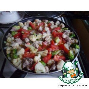 Рецепт: Свининка с овощами "Сытная"