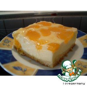 Рецепт: Сырный пирог с мандаринами 2
