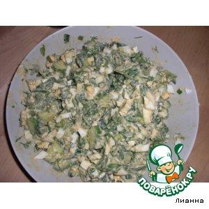 Рецепт: Салат Свежий из зелени