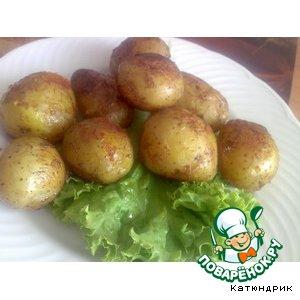 Рецепт: Молодой картофель Не простой, а золотой