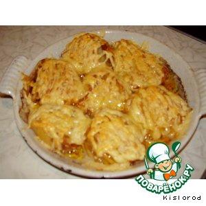Рецепт: Картофельные веера с сыром