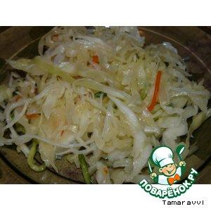 Рецепт: Салат с рисовой лапшой (2 вариант)