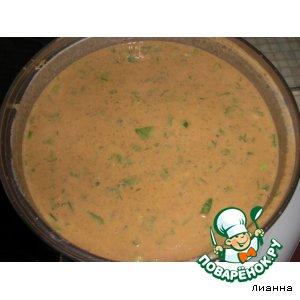 Рецепт: Томатный суп-пюре с чечевицей