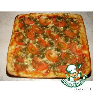 Рецепт: Грибная пицца по-киевски
