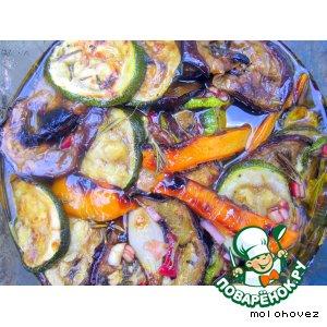 Рецепт: Овощи-гриль в маринаде