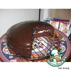Рецепт: Торт шоколадный "Пражский"