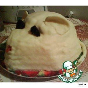 Рецепт: Торт Мышь белая