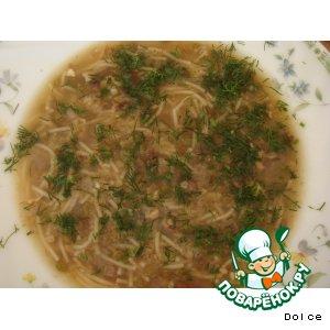 Рецепт: Суп с чечевицей по-армянски