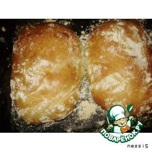 Рецепт: Чиабатта - итальянский хлебушек