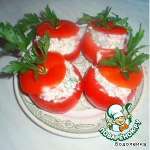 Рецепт: Закуска в помидорах