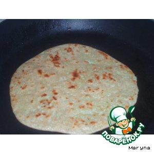 Рецепт: Gobhi Paratha-Лепeшки с цветной капустой