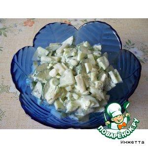 Рецепт: Салат "Зелeный"