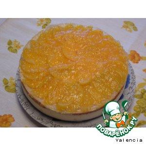 Рецепт: Освежающий персиковый торт