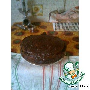 Рецепт: Торт-пирог "Блаженство смородины"