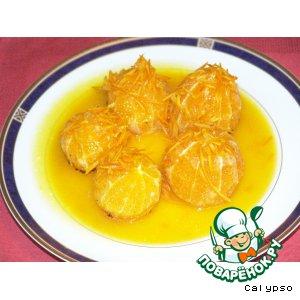 Рецепт: Апельсины фламбе