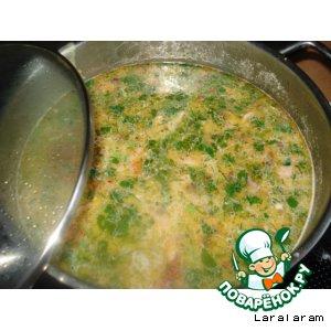 Рецепт: Суп с кабачками "Богатый урожай"