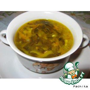 Рецепт: Суп с морской капустой