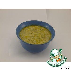 Рецепт: Лeгкий суп из брокколи