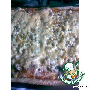 Рецепт: Пицца по-Лисеновски