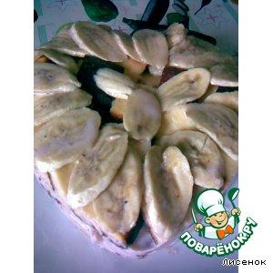 Рецепт: Вишнево-банановый торт-суфле