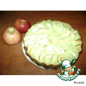 Рецепт: Цветаевский пирог с яблоками