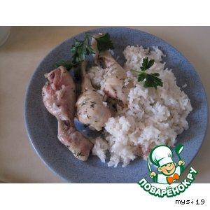 Рецепт: Курица с рисом «Питерская»