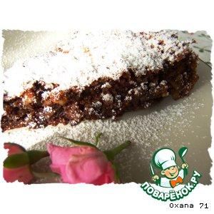 Рецепт: Шоколадно-орехово-Амареттный торт