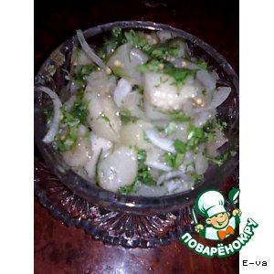 Рецепт: Салат из баклажанов «Фальшивые грибы»