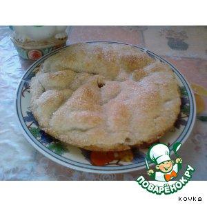 Рецепт: Постный пирог с яблоками