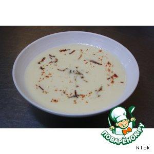 Рецепт: Сливочный суп из морского черта