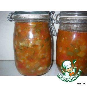 Рецепт: Овощной салат на зиму Анкл бенс