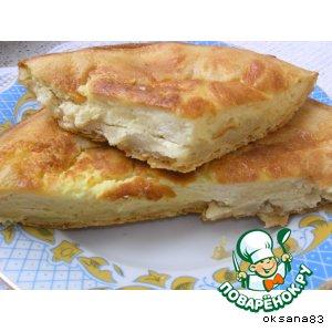 Рецепт: Пирожок с творогом "Огрызкин"