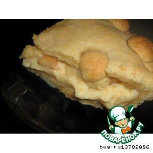 Баскский пирог с яблоками