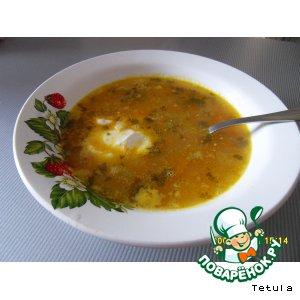 Рецепт: Тыквенно-овсяный суп