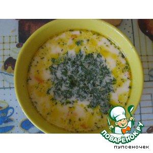 Рецепт: Суп из плавленого сыра