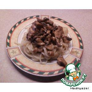 Рецепт: Курица с грибами и пастой Tetrazzini от Джейми Оливера
