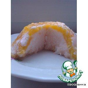 Рецепт: Апельсиново-творожная горка