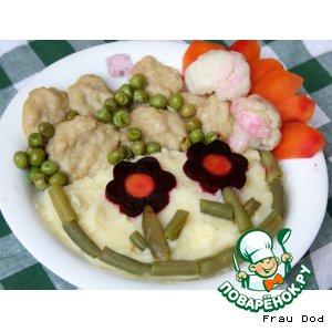 Рецепт: Тефтели Морские с овощами