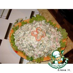 Рецепт: Салат из кальмаров