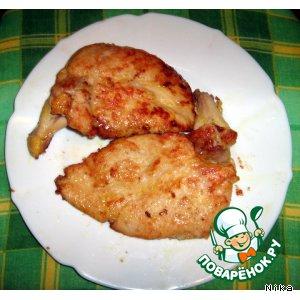 Рецепт: Филе куриное с косточкой Крылышки